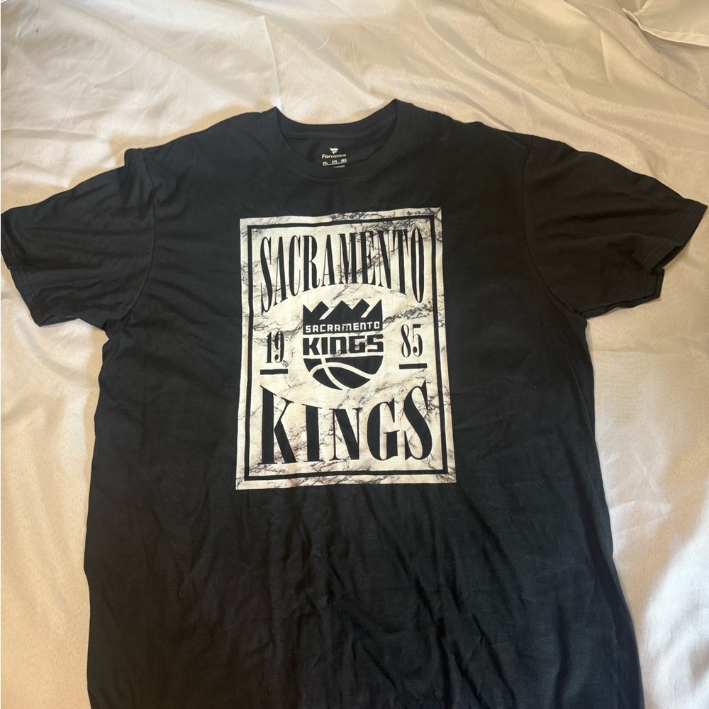Fanatics Sacramento Kings Black Graphic Tee